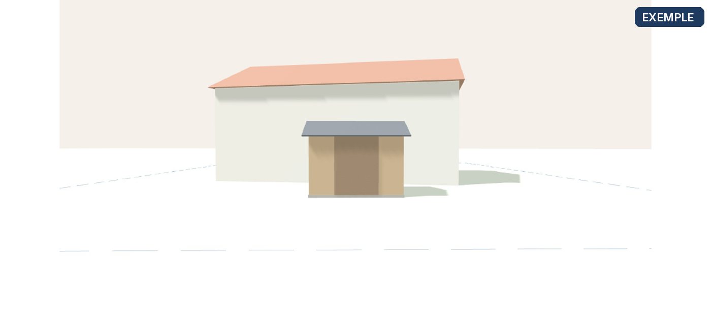 Exemple d'insertion du projet vu depuis la rue